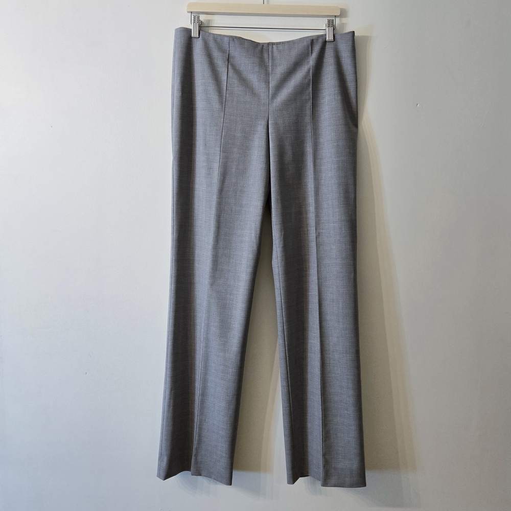 BOSS By Hugo Boss Tilana Gray Straight Leg Trousers